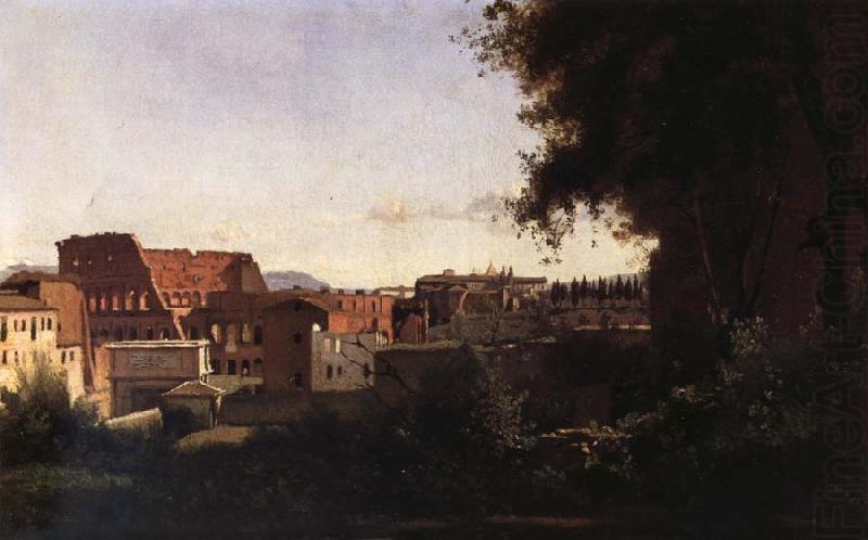The theater from garden it Farnes, Corot Camille